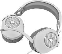 Corsair HS65 Premium White Headset; 50MM Audio Drivers; Omnidirectional Mic Console Ready.