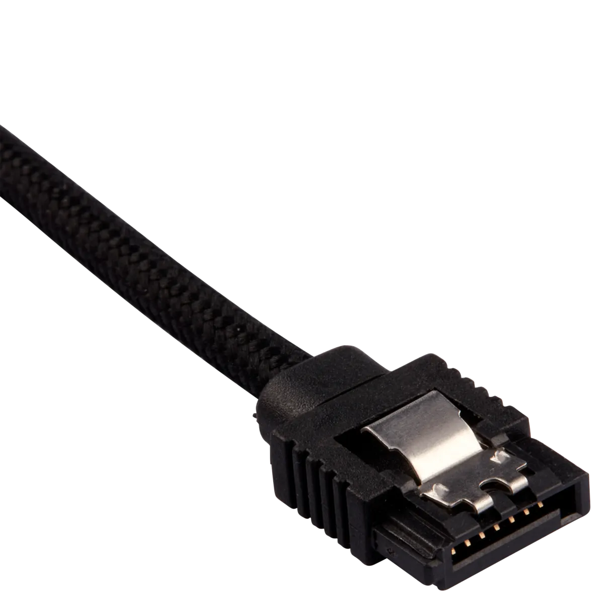 Corsair Premium Sleeved SATA Data Cable Set With Straight Connectors; Black; 60CM image 3