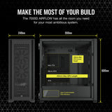 Corsair 7000D Airflow Black Tempered Glass Full Tower; 6X 3.5'' | 4X 2.5'' Drive Bays ; 480MM Radiator Compatible; 3X140MM Fan Incl image 2