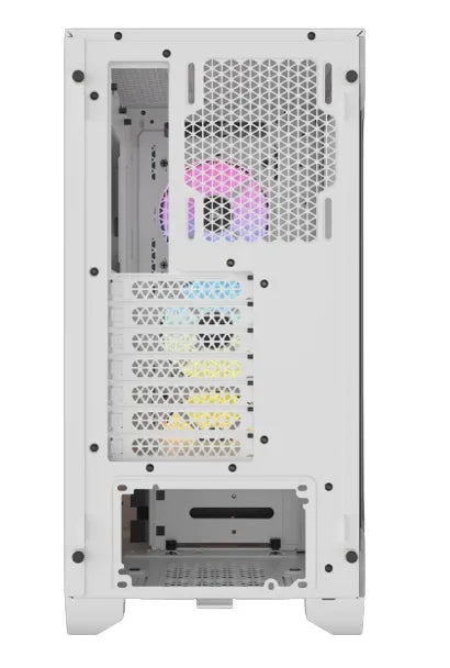 Corsair 3000D RGB Airflow White Mid-Tower PC Case; 2X 3.5'' | 2X 2.5'' Drive Bays; Up To 360MM Radiator Compatible; 3X 120MM Fan Incl