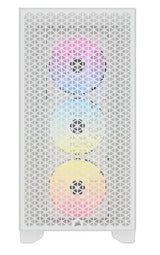 Corsair 3000D RGB Airflow White Mid-Tower PC Case; 2X 3.5'' | 2X 2.5'' Drive Bays; Up To 360MM Radiator Compatible; 3X 120MM Fan Incl image 5