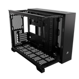 Corsair 2500D Airflow Black Mid-Tower Dual Chamber PC Case; 2X 3.5'' | 2X 2.5'' Drive Bays; Up To 360MM Radiator Compatible image 3