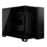 Corsair Icue 2500X Micro ATX Black Dual Chamber PC Case; 2X 2.5'' Drive Bays; 2X 3.5''; Up To 360MM Radiator Compatible
