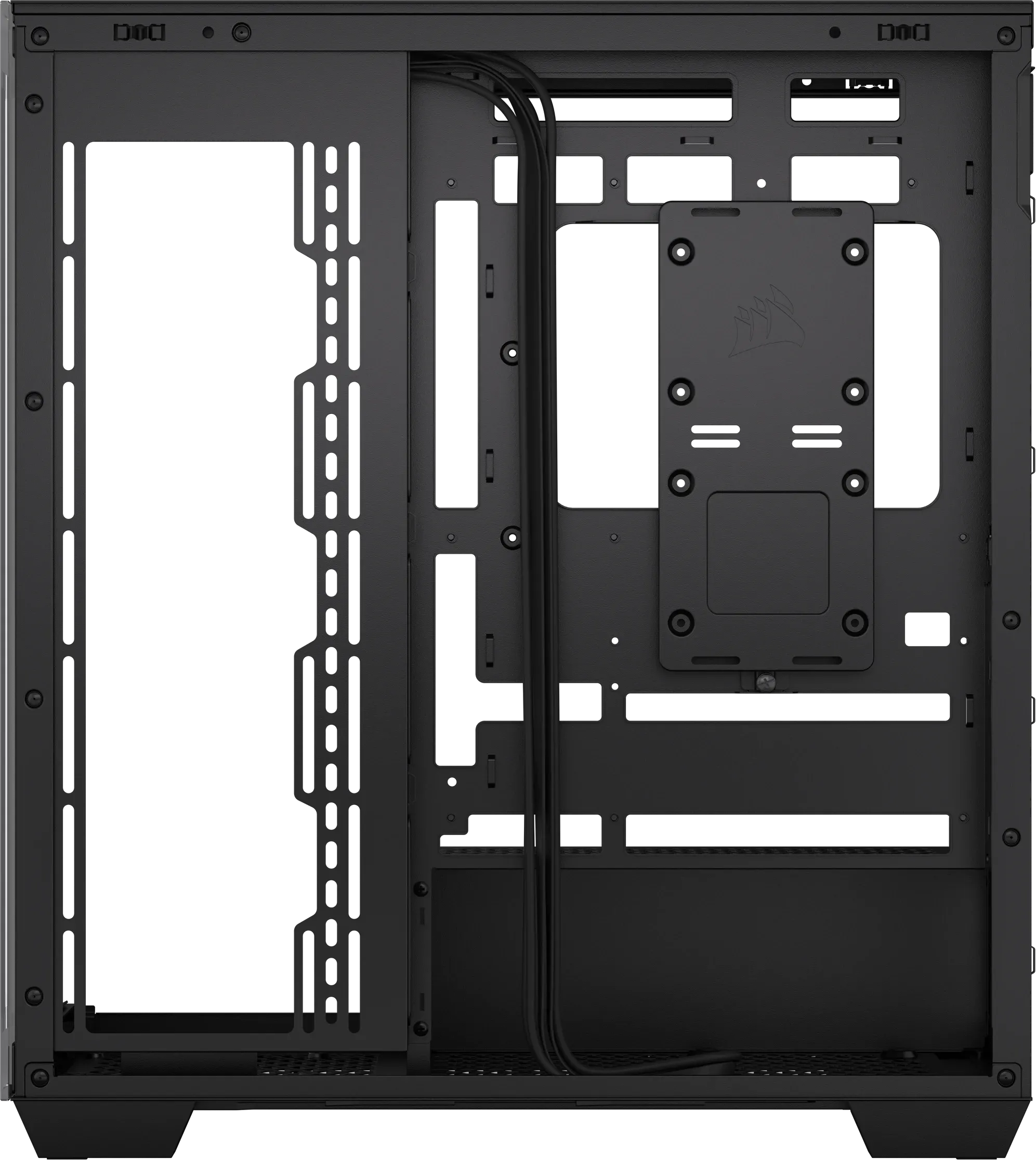 Corsair 3500X Tempered Glass Black Mid-Tower PC Case; 2X 3.5'' | 2X 2.5'' Drive Bays; Up To 360MM Radiator Compatible