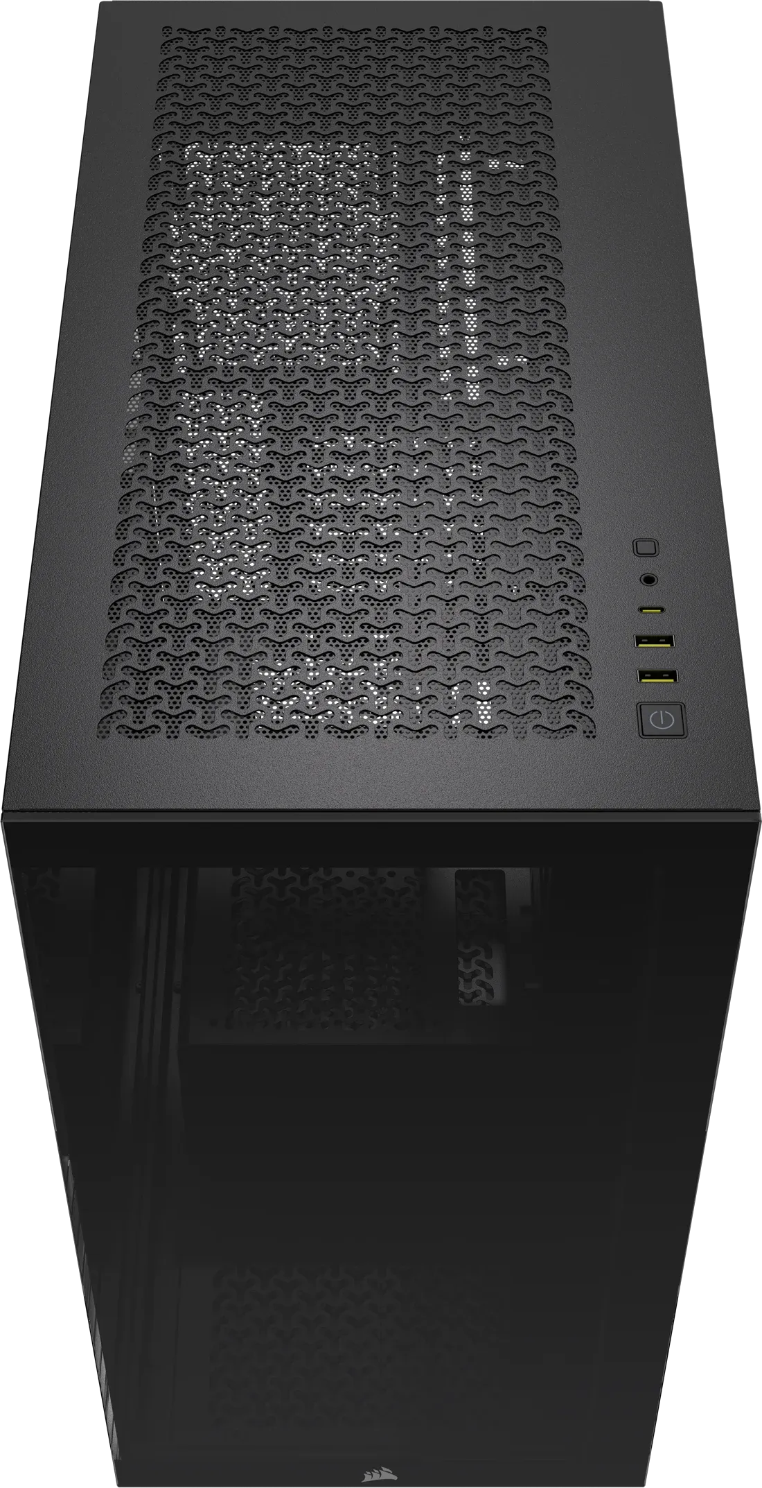 Corsair 3500X Tempered Glass Black Mid-Tower PC Case; 2X 3.5'' | 2X 2.5'' Drive Bays; Up To 360MM Radiator Compatible image 5