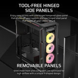 Corsair Icue Link 5000T Lx RGB Mid-Tower PC Case; Black