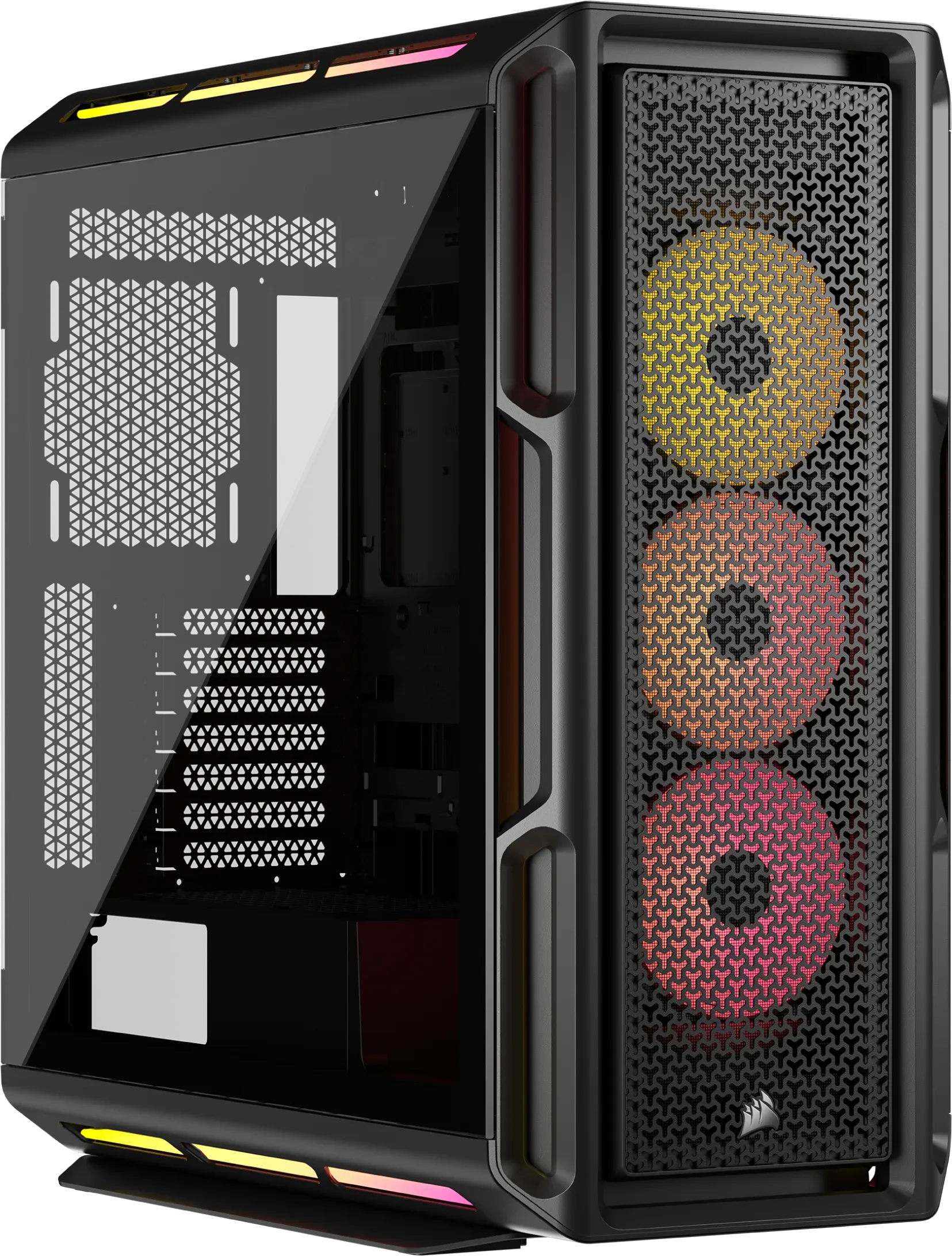 Corsair Icue Link 5000T Lx RGB Mid-Tower PC Case; Black image 4