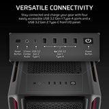 Corsair Icue Link 5000T Lx RGB Mid-Tower PC Case; Black image 5