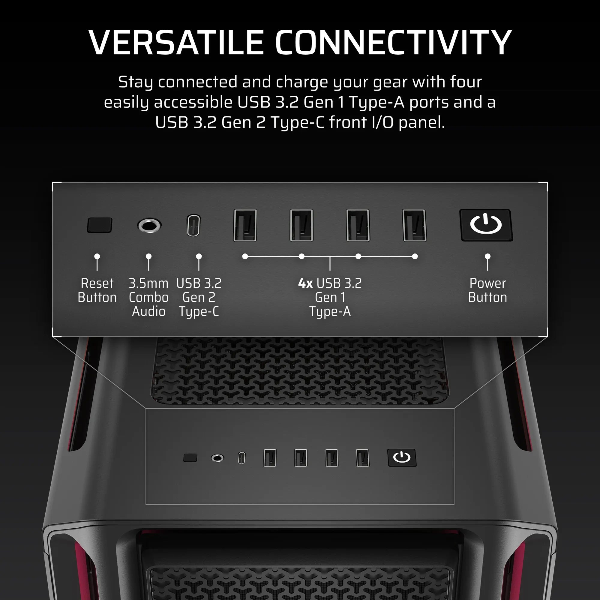 Corsair Icue Link 5000T Lx RGB Mid-Tower PC Case; Black image 5