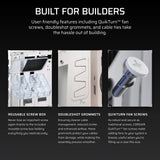 Corsair Icue Link 5000T Lx RGB Mid-Tower PC Case; White image 2
