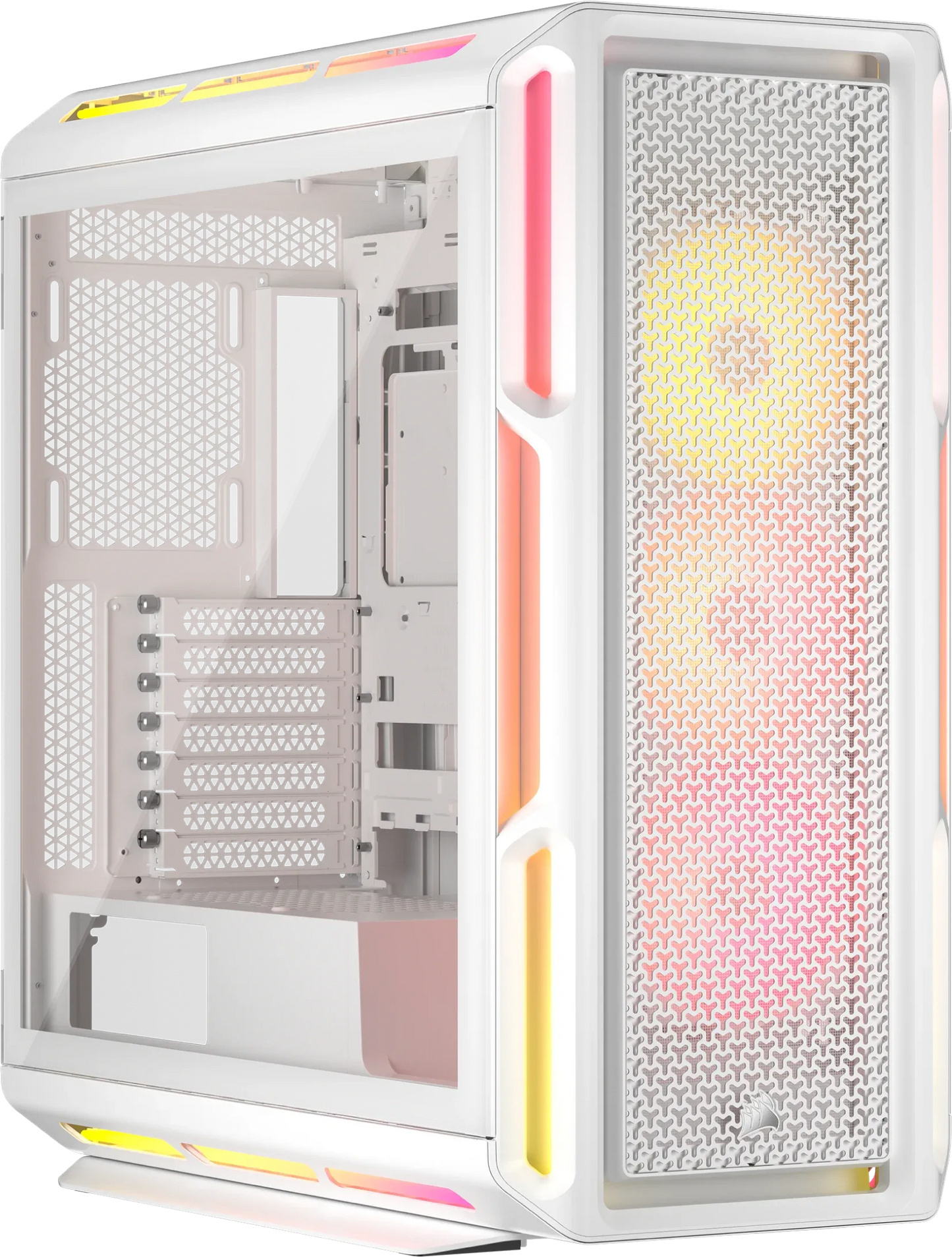 Corsair Icue Link 5000T Lx RGB Mid-Tower PC Case; White image 3