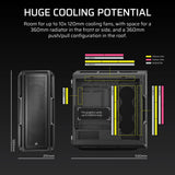 Corsair 5000T Mid-Tower PC Case; Black image 2