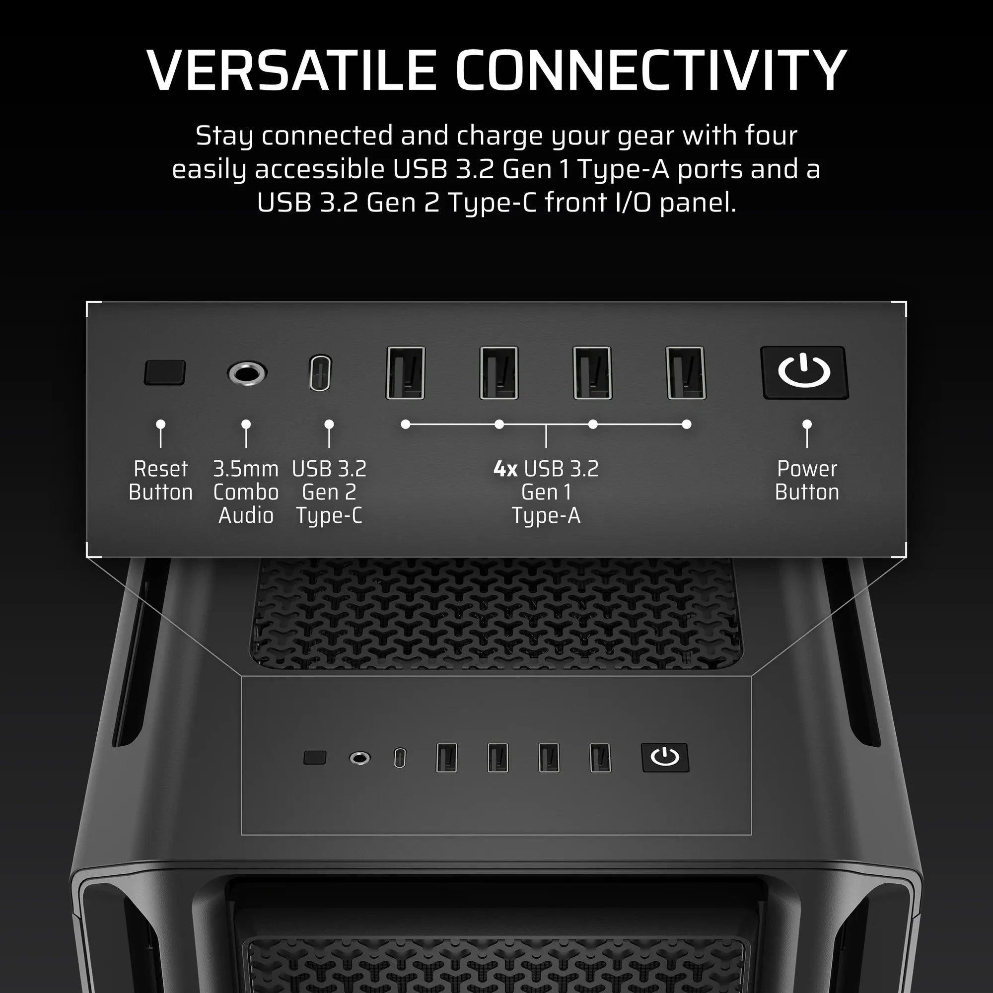 Corsair 5000T Mid-Tower PC Case; Black image 3