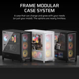 Corsair Frame 5000D RS Mid-Tower PC Case; 4X RS 140 PWM Fans; 2X 2.5'' ; 1X 3.5''; Black. image 5
