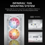 Corsair Frame 5000D ARGB RS Mid-Tower PC Case; 4X 4X RS140 ARGB Fans; 2X 2.5'' ; 1X 3.5'' ; White. image 5