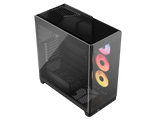 Corsair Frame 4500X Rs-R ARGB Panoramic Glass Mid-Tower PC Case;includes 3X RS120-R ARGB Fans ; 4X 2.5'' ; 2X 3.5'' Black