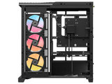 Corsair Frame 4500X Lx-R RGB Link Panoramic Glass Mid-Tower PC Case; 3X RGB Fans Inclided; 4X 2.5'' ; 2X 3.5''; Black image 2