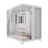 Corsair Air 5400 Rs-R ARGB Triple Chamber Mid-Tower PC Case ; 3X Fans Included; 2X 2.5'' ; 1X 3.5'' White image 3