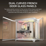 Corsair Air 5400 Lx-R RGB Icue Link Triple Chamber Mid-Tower PC Case ;3X Fans INCLUDED;2X 2.5'' ; 1X 3.5''; White image 3