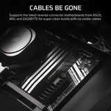 Corsair Frame 4000D Lcd RS ARGB Premium Mid-Tower PC Case; Includes 4X RS120 PWM ARGB Fans; Xeneon Edge; Black. image 2