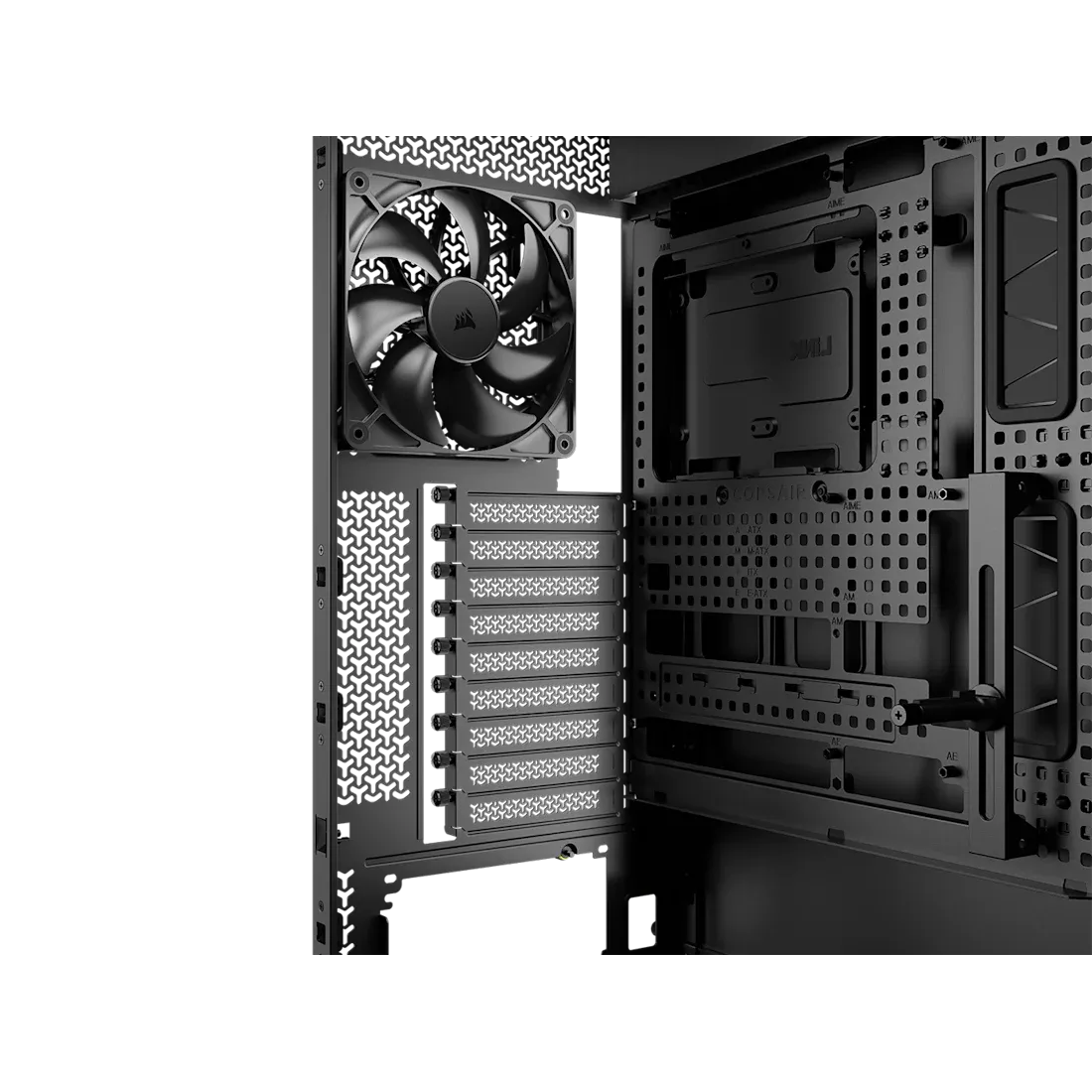 Corsair Frame 5000D Workstation Modular Mid-Tower PC Case; ATX; Ssi-Eeb/Ceb Black image 5