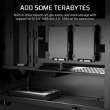 Corsair 3200D RS Mid-Tower PC Case; 3X RS120 Fans Incl Black. image 2