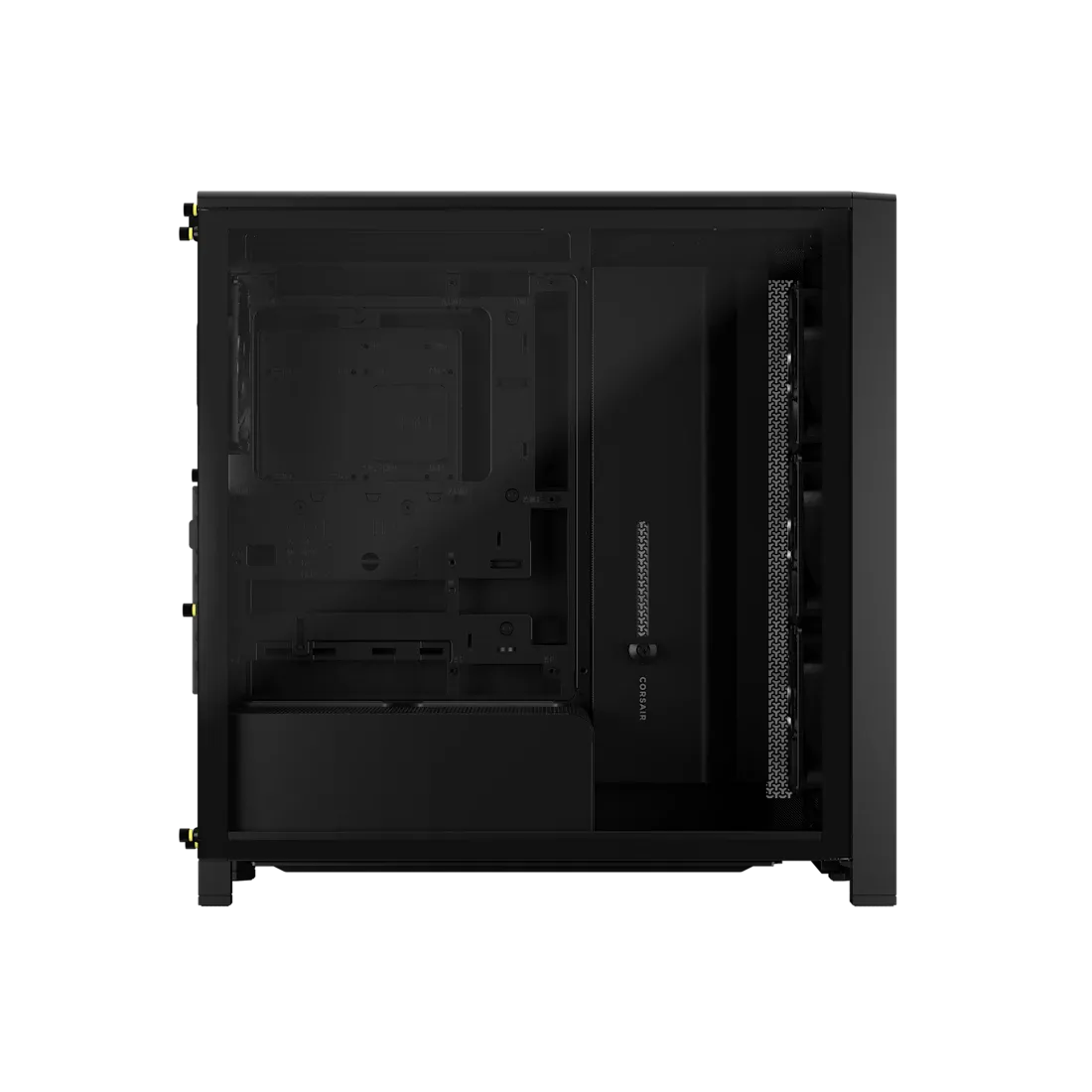 Corsair Frame 4000D RS Wood Modular High Airflow Mid-Tower PC Case; 4X RS Fans; Black & Walnut.