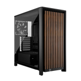Corsair Frame 4000D RS Wood Modular High Airflow Mid-Tower PC Case; 4X RS Fans; Black & Walnut. image 3