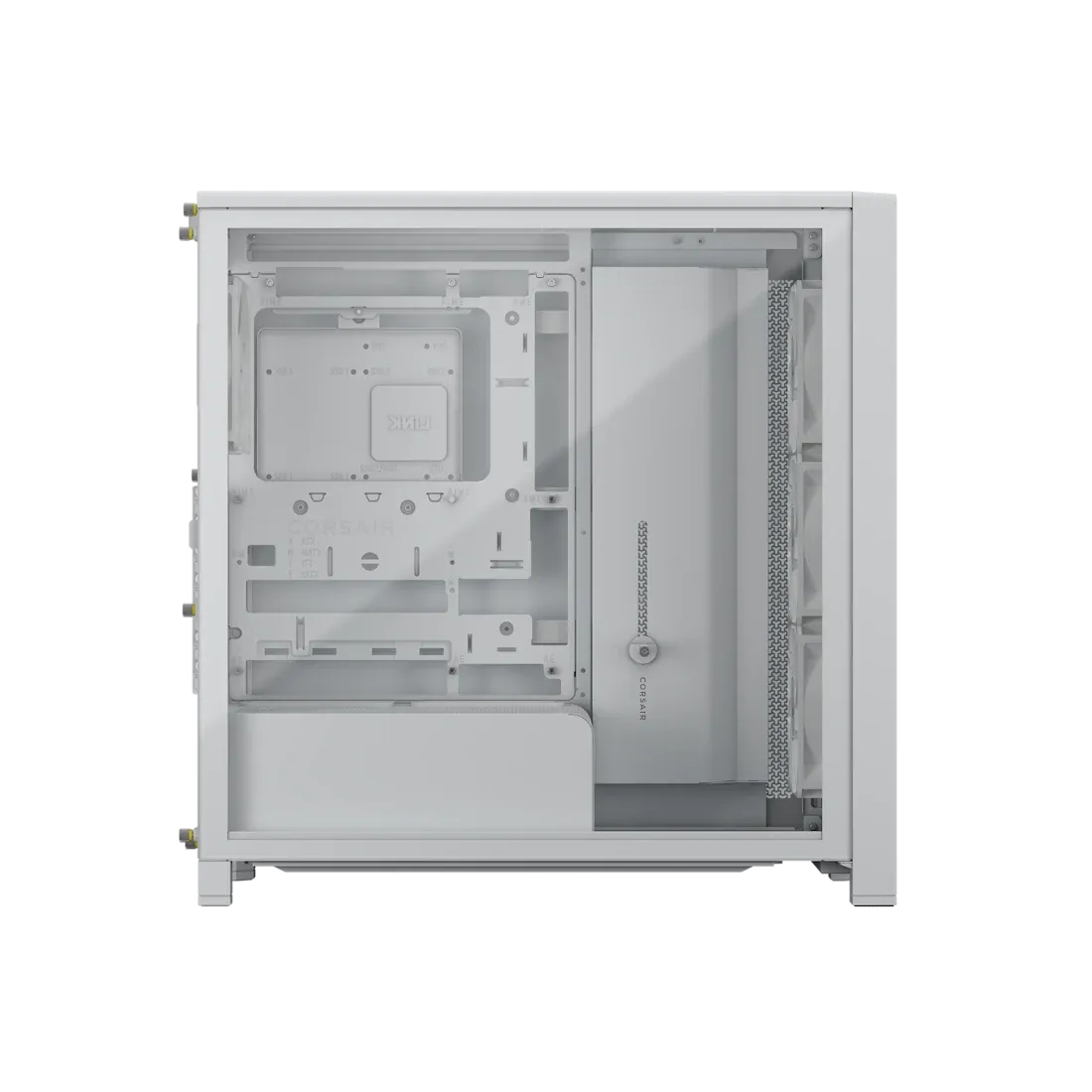 Corsair Frame 4000D RS Wood Modular High Airflow Mid-Tower PC Case; 4X RS Fans; White & Oak. image 5