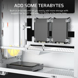 Corsair 3200D RS ARGB Mid-Tower PC Case; 3X RS120 ARGB Fans Incl White. image 4