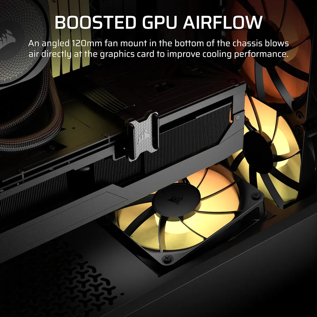 Corsair 3200D RS ARGB Mid-Tower PC Case; 3X RS120 ARGB Fans Incl Smoke.