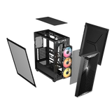 Corsair 3200D RS ARGB Mid-Tower PC Case; 3X RS120 ARGB Fans Incl Smoke. image 2