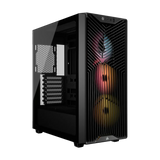 Corsair 3200D RS ARGB Mid-Tower PC Case; 3X RS120 ARGB Fans Incl Smoke. image 4