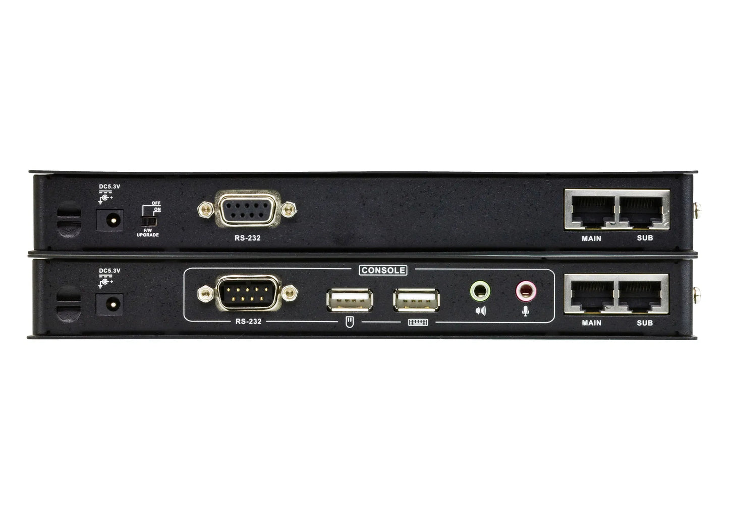 Aten USB Dvi Dual View Kvm Extender / Cat 5 Kvm Extender/W/(us/Eu/Uk/Out) Adp image 3