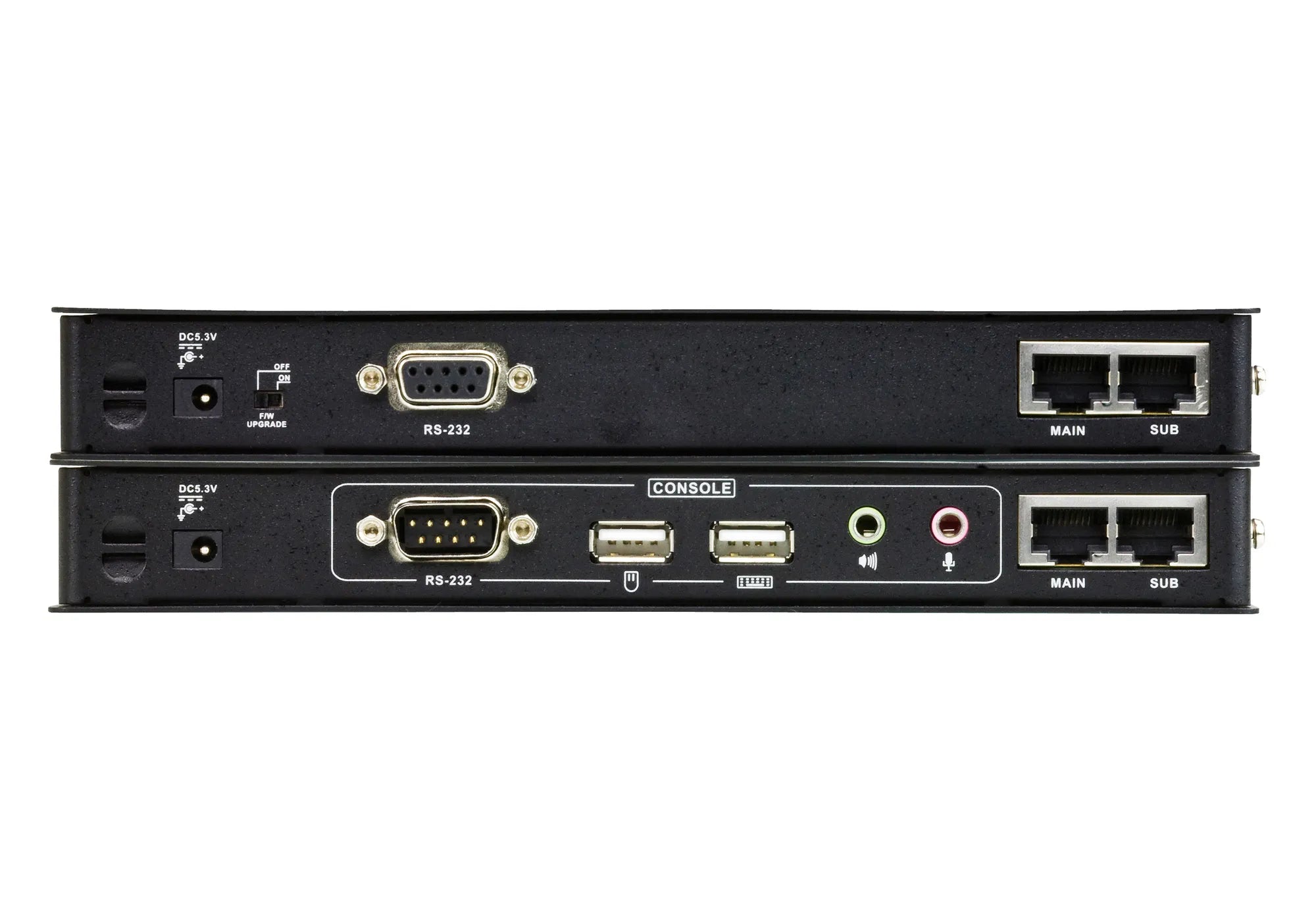 Aten USB Dvi Dual View Kvm Extender / Cat 5 Kvm Extender/W/(us/Eu/Uk/Out) Adp image 3