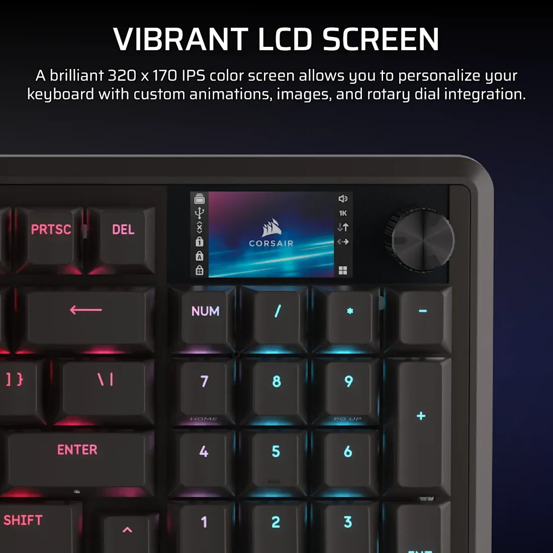 Corsair Vanguard Pro 96% Hall Effect Gaming Keyboard Mgx Hyperdrive Magnetic Switches Black. image 3