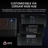Corsair Vanguard Pro 96% Hall Effect Gaming Keyboard Mgx Hyperdrive Magnetic Switches Black. image 5