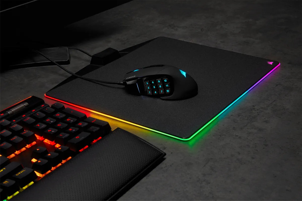 Corsair Scimitar Elite RGB Optical Moba/Mmo Gaming Mouse; 18;000 DP; Black image 5