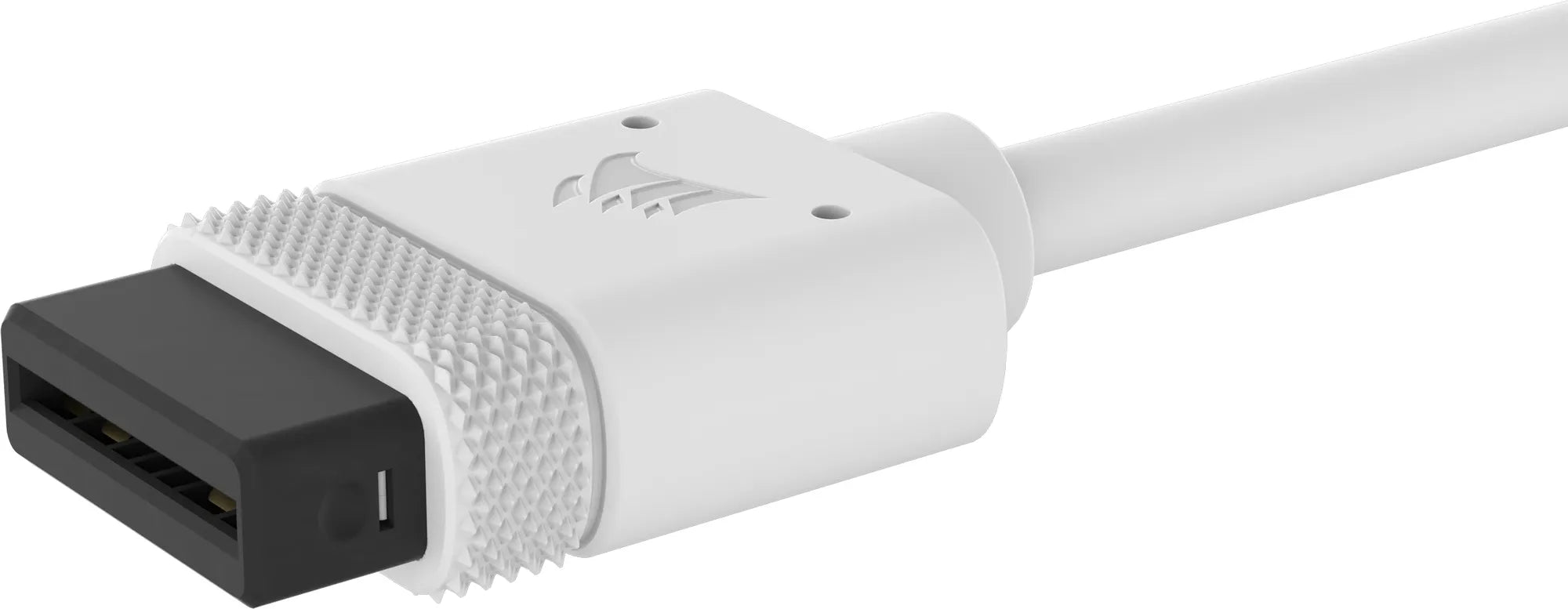Corsair Icue Link Cable; 1X 600MM With Straight Connectors; White image 4