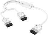 Corsair Icue Link Cable; 1X 600MM Y-Cable With Straight Connectors; White image 4