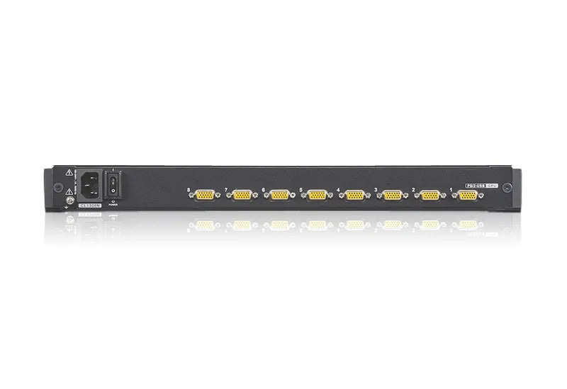 Aten 8P PS/2-USB VGA 19'' Lcd Kvm Switch W/(usa Kb/Spkb)/W/(us/Eu) Cord image 2