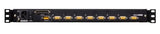 Aten 17'' 8 Port PS/2-USB VGA Lcd Kvm Combo Kvm With An Extra Console Port And USB Peripheral Support W/(us99kb/Uskb/Spkb/Outkb) image 2