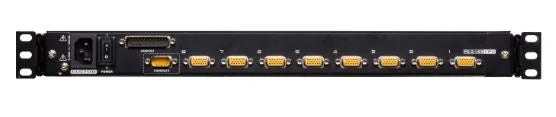 Aten 17'' 8 Port PS/2-USB VGA Lcd Kvm Combo Kvm With An Extra Console Port And USB Peripheral Support W/(us99kb/Uskb/Spkb/Outkb) image 2