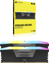Corsair Vengeance RGB DDR5 16GB (2 X 8GB) DDR5 5200 CL40-40-40-77 1.25V INTEL XMP Black