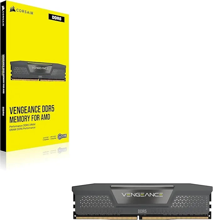 Corsair Vengeance DDR5 16GB (1 X 16GB) DDR5 6000 CL36-44-44-96 1.35V INTEL XMP & AMD Expo Grey