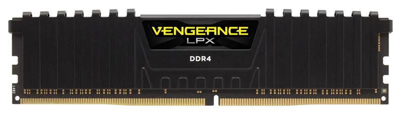 Corsair Vengeance® LPX 8GB (1 X 8GB) DDR4 DRAM 2666MHZ C16 Memory Kit; 16-18-18-35; 1.2V; Black image 2