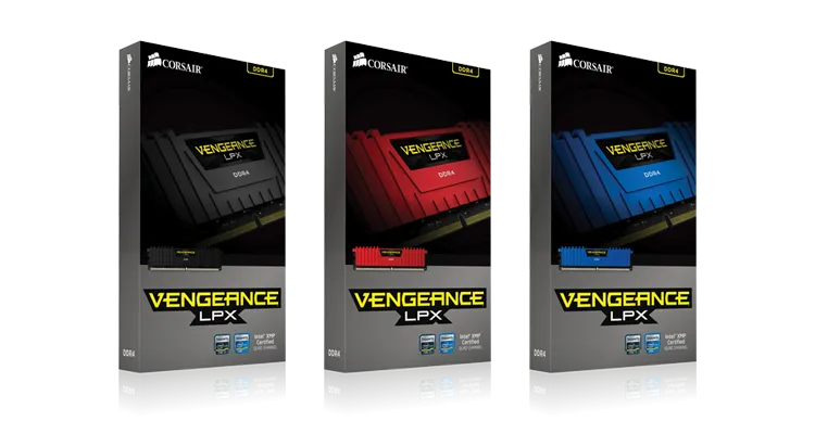Corsair Vengeance® LPX 8GB (1 X 8GB) DDR4 DRAM 2666MHZ C16 Memory Kit; 16-18-18-35; 1.2V; Black image 5