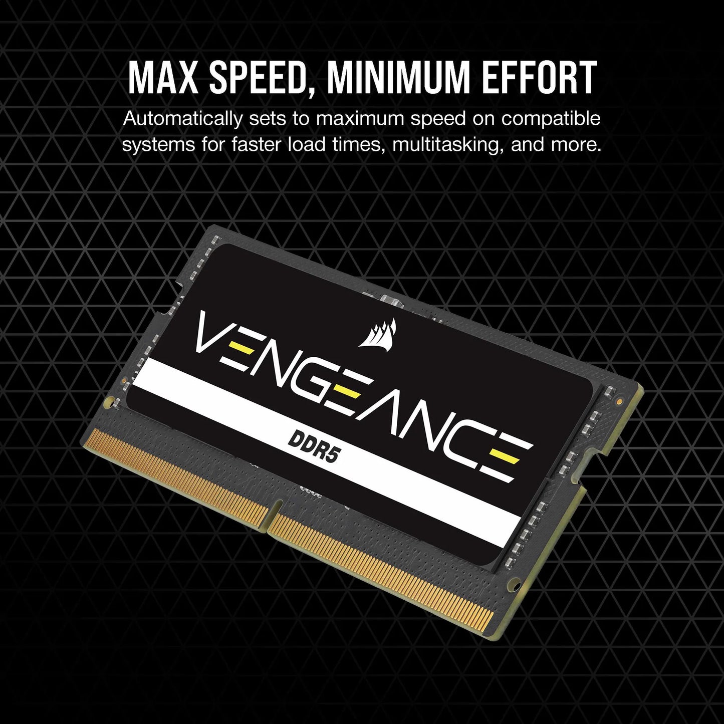 Corsair Vengeance® Series 16GB (1X16GB) DDR5 SODIMM 5600 CL48-48-48-90 1.1V image 3