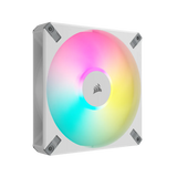 Corsair Af Elite Series; AF140 RGB Elite White; 140MM Fluid Dynamic RGB Fan With Airguide; Single Pack image 4