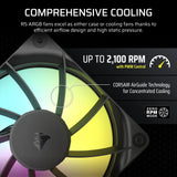 Corsair RS120 ARGB 120MM PWM Fans Triple Pack image 3